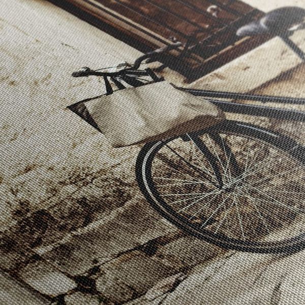 Obraz retro bicykel