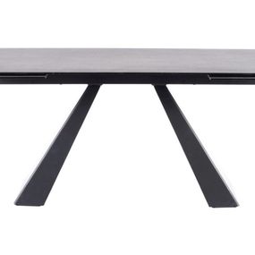 DALI jedálenský stôl 120, šedá / čierna