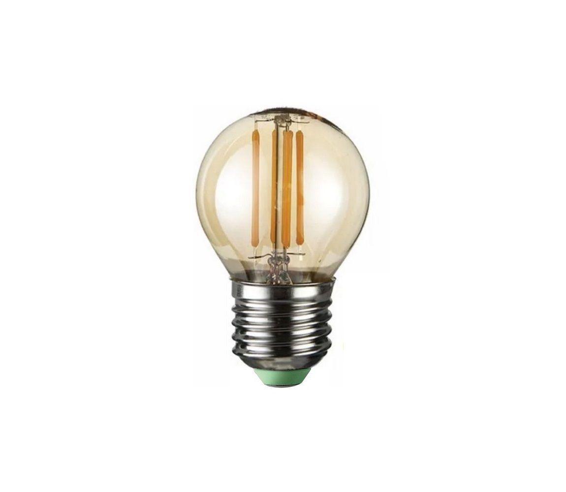 LED Žiarovka CLASIC AMBER G45 E27/4W/230V 2200K -  Brilagi