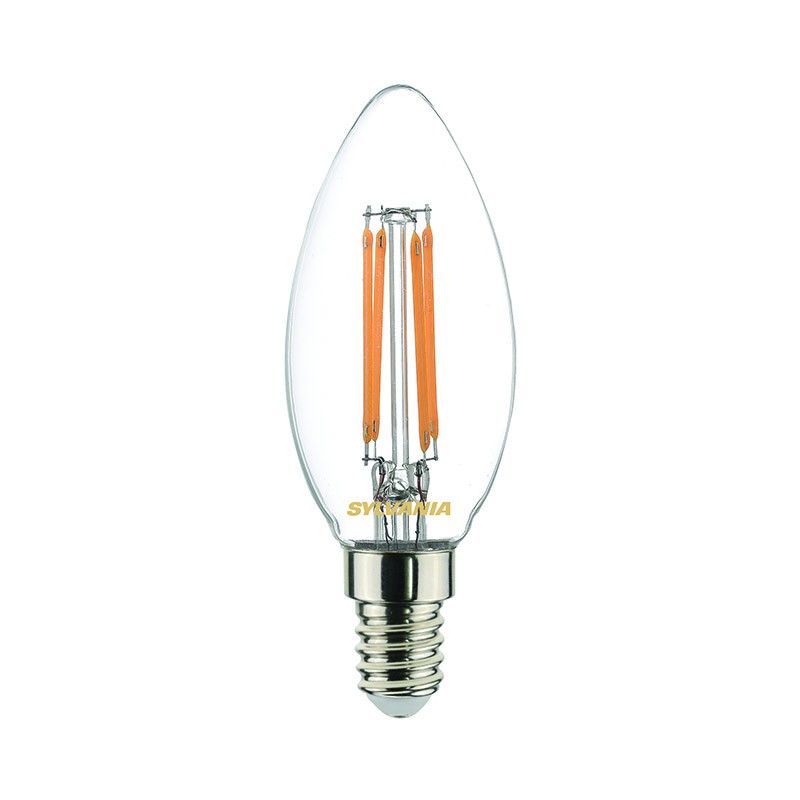 Sylvania 0027282 LED žiarovka filament 1x4,5W | E14 | 470lm | 2700K- číra