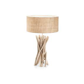 Stolová lampa Ideal lux 129570 DRIFTWOOD TL1 1xE27 60W drevo