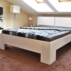 Masívna posteľ s úložným priestorom manhattan 2 - 160/180 x 200cm -