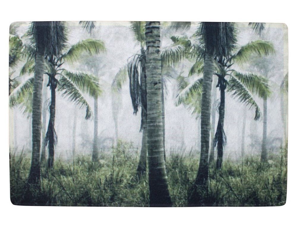 Podlahová rohožka s palmami Jungle in Fog - 75 * 50 * 1cm