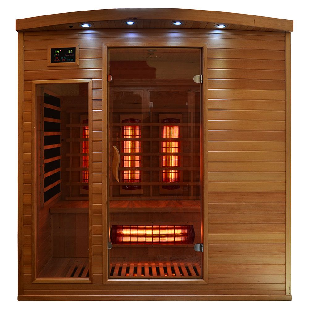 M-Spa - MO-CP4 - Infrasauna karbón-keramika pre 4 osoby 175 x 135 x 190 cm