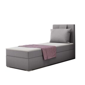 Expedo Čalúnená posteľ boxspring MIRANDA + topper, 90x200, soro 90, ľavá