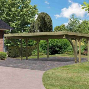 Drevený prístrešok / carport CLASSIC 2C Lanitplast