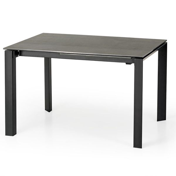 Rozkladací jedálenský stôl Horizon - dymová / čierna