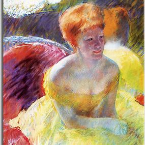 Lydia Cassatt Leaning on Her Arms, Seated in a Loge Obraz zs17532