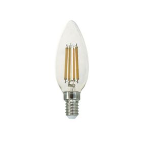 ACA Lighting LED FILAMENT E14 C35 7W 4000K 230V AC 880lm RA80 FLAM7NW