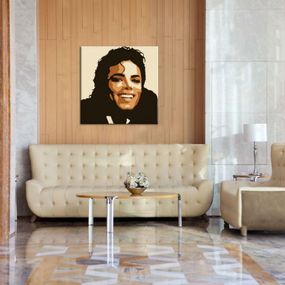 Ručne maľovaný POP Art obraz Michael Jackson