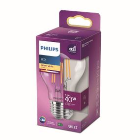Philips 8718699761998 LED žiarovka Classic 4,3W/40W 470lm E27 2700K A60 filament