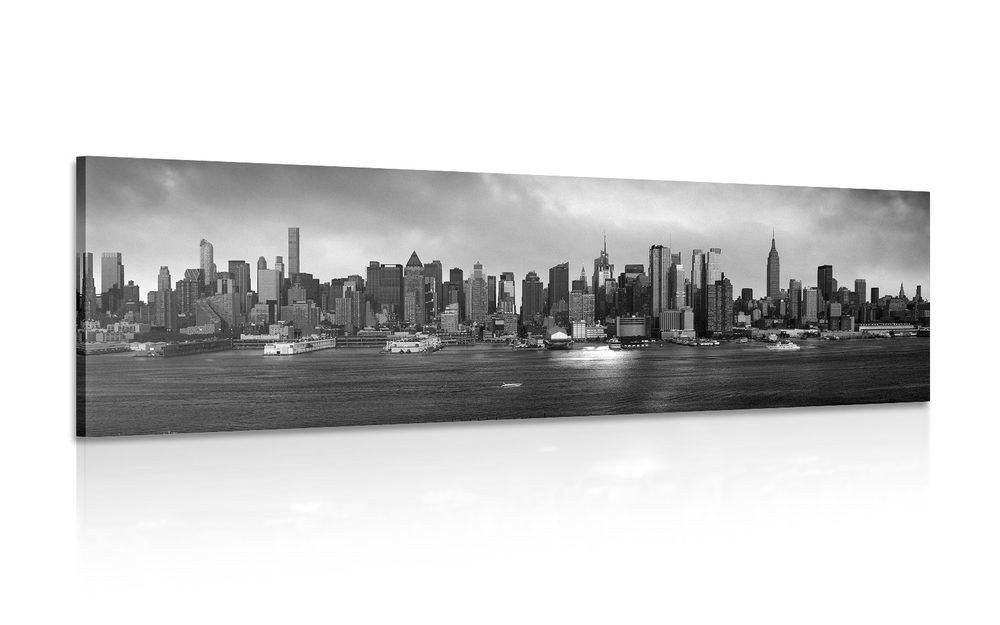 Obraz jedinečný New York v čiernobielom prevedení