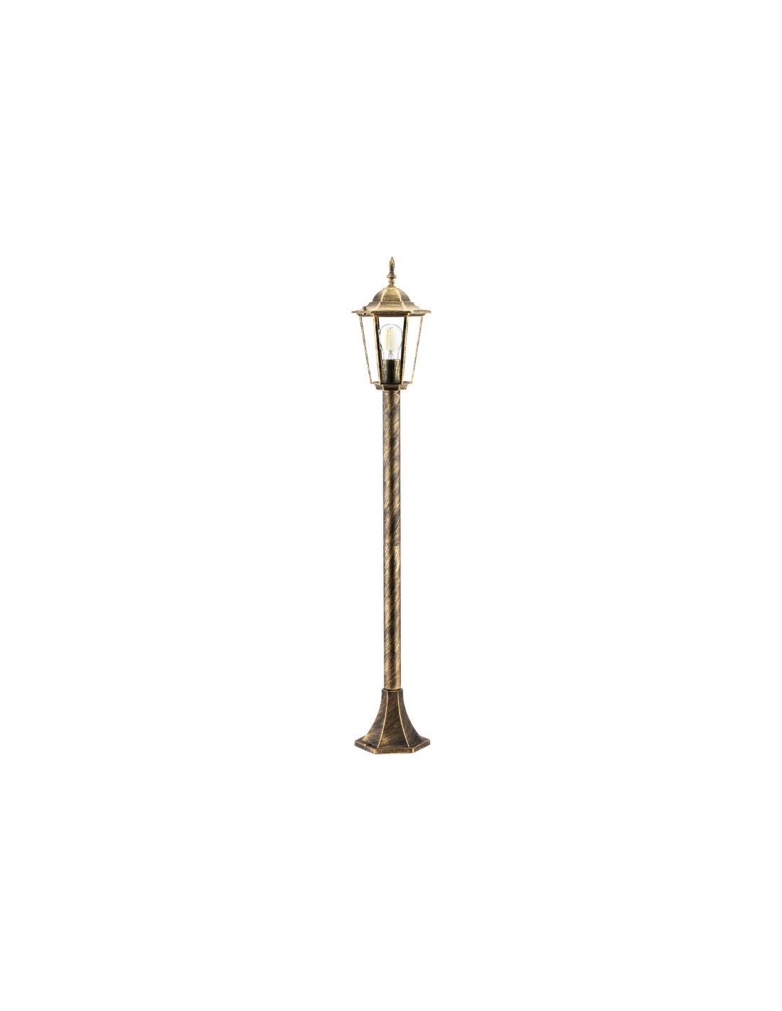 Vonkajšia záhradná lampa 110 cm Patina E27 LUMILED