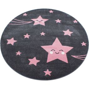 Ayyildiz koberce Kusový koberec Kids 610 pink kruh - 120x120 (priemer) kruh cm