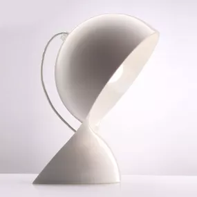 Artemide Dalù Designer biela stolná lampa, Obývacia izba / jedáleň, plast, E14, 30W, L: 18.4 cm, K: 26cm