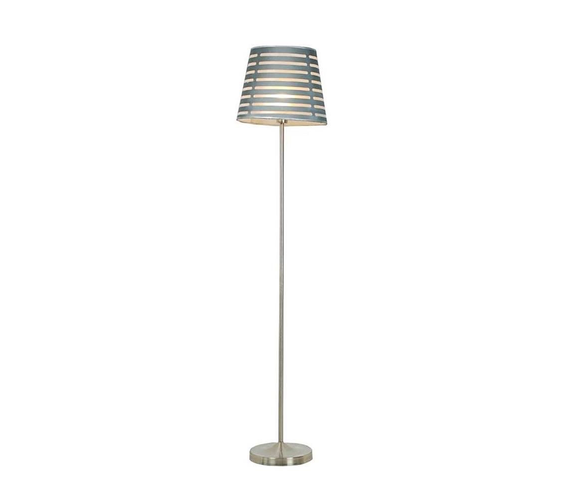 Stojacia lampa SEGIN 1xE27/60W/230V šedá/lesklý chróm