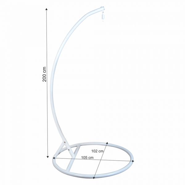 Stojan na závesné hojdacie kreslo otan new typ 2 - biela