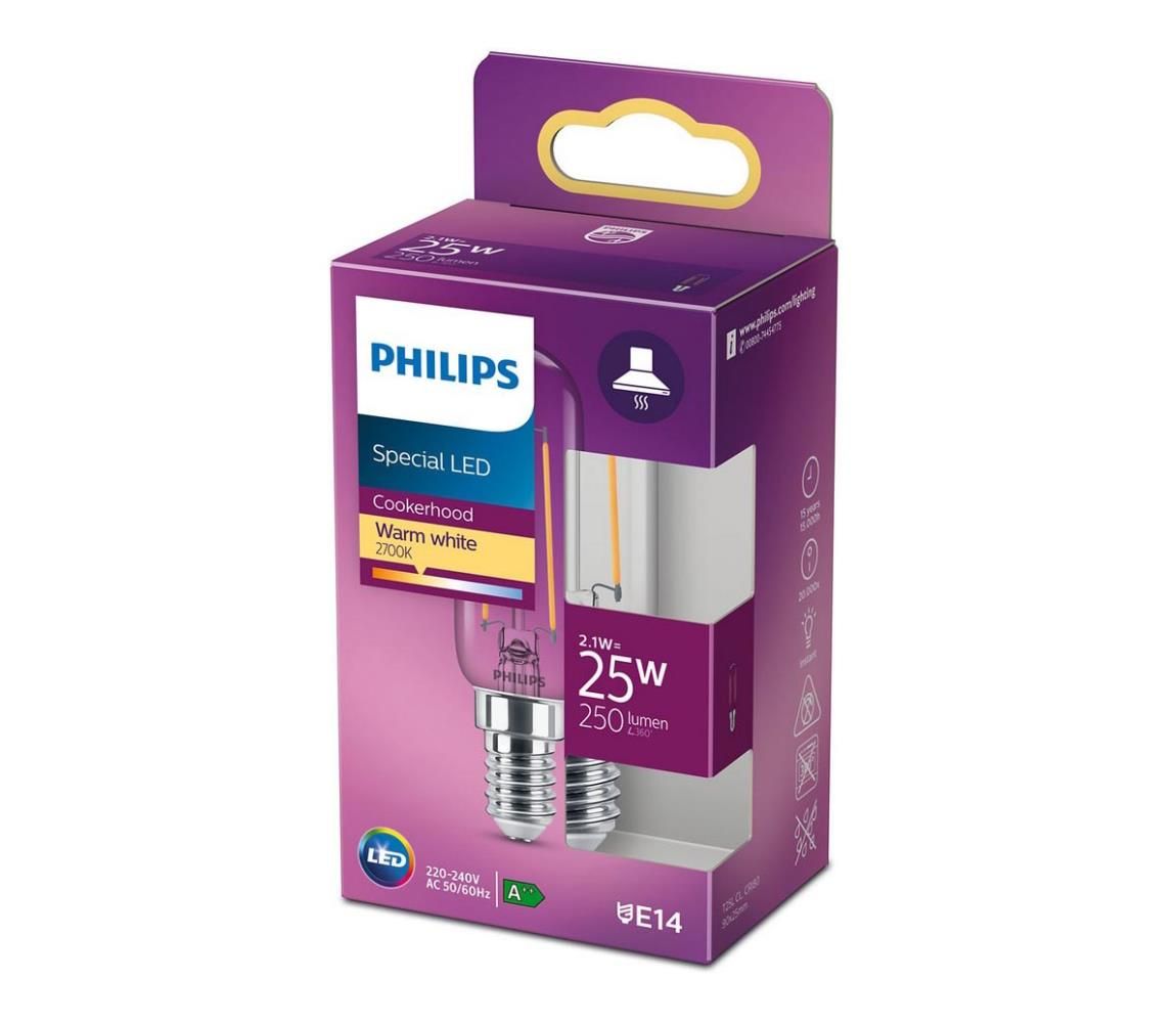 LED Žiarovka do chladničky VINTAGE Philips T25L E14/2,1W/230V 2700K