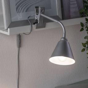 Paulmann Vitis upínacia lampa, sivá, Spálňa, kov, plast, E14, 20W, K: 37cm