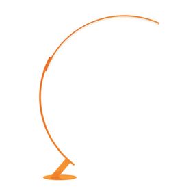 Kundalini Kyudo stojacia LED lampa, oranžová, Obývacia izba / jedáleň, hliník, plast, 43.2W, K: 212cm