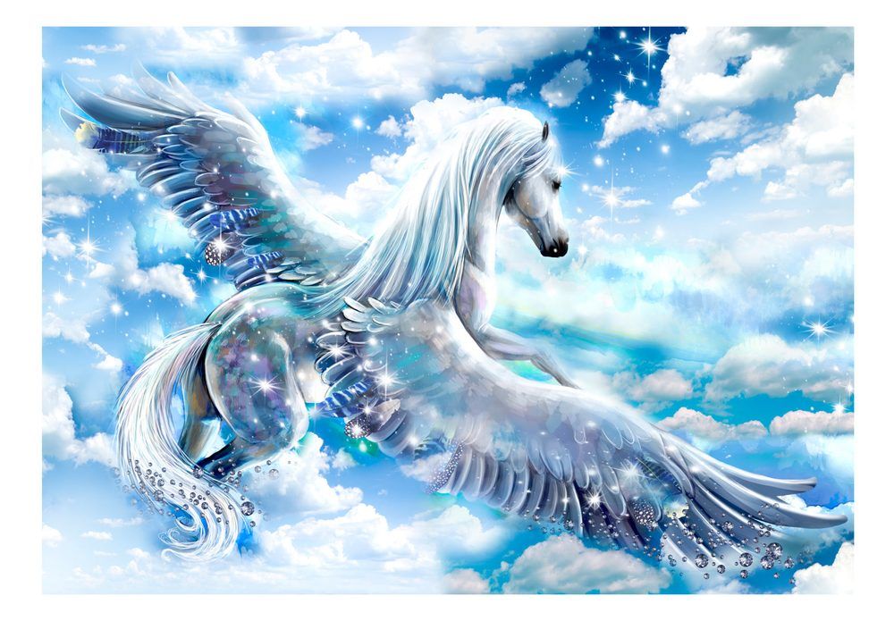 Samolepiaca tapeta okrídlený kôň - Pegasus