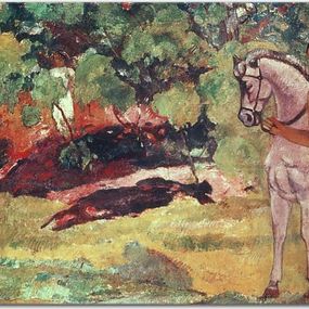In the Vanilla Grove, Man and Horse zs17118