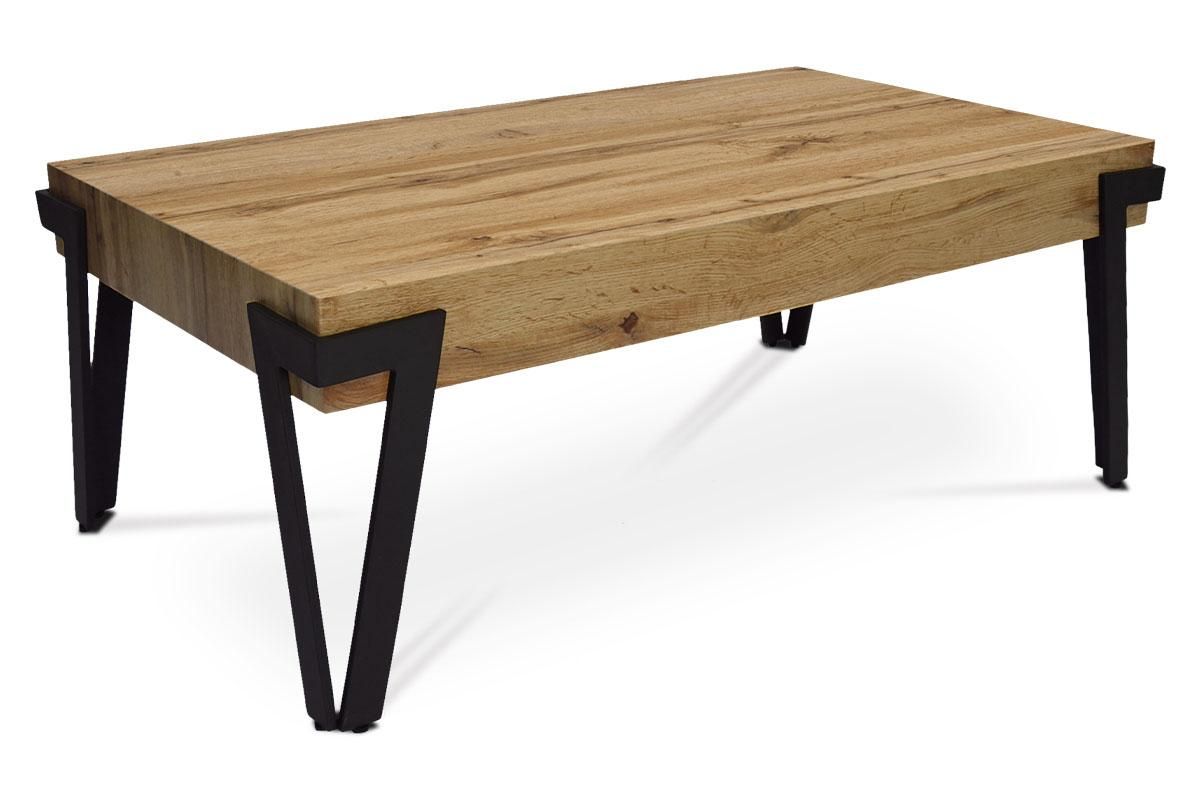 Autronic -  Konferenčný stolík AHG-263 OAK, 112x62x43 cm, doska MDF, dekor divoký dub