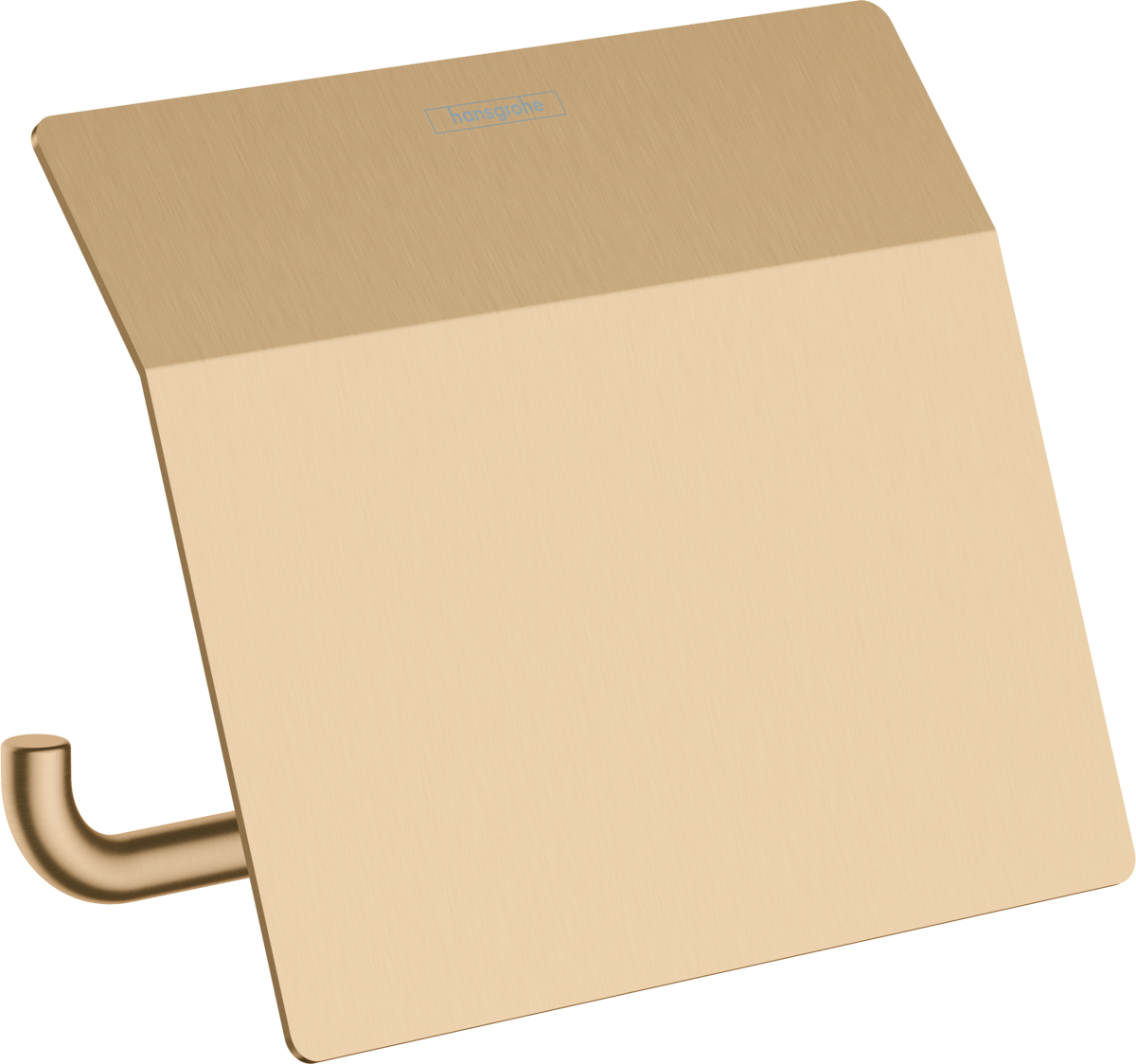 Hansgrohe AddStoris - Držiak na toaletný papier s krytkou, kartáčovaný bronz 41753140