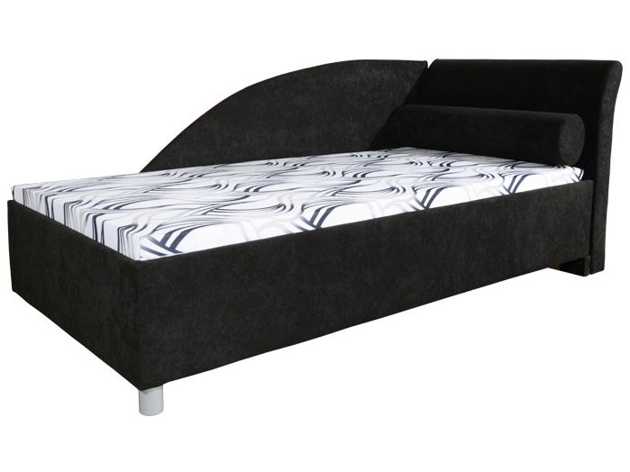 Jednolôžková posteľ (váľanda) 90 cm Perla Plus (so 7-zónovým matracom lux) (P)