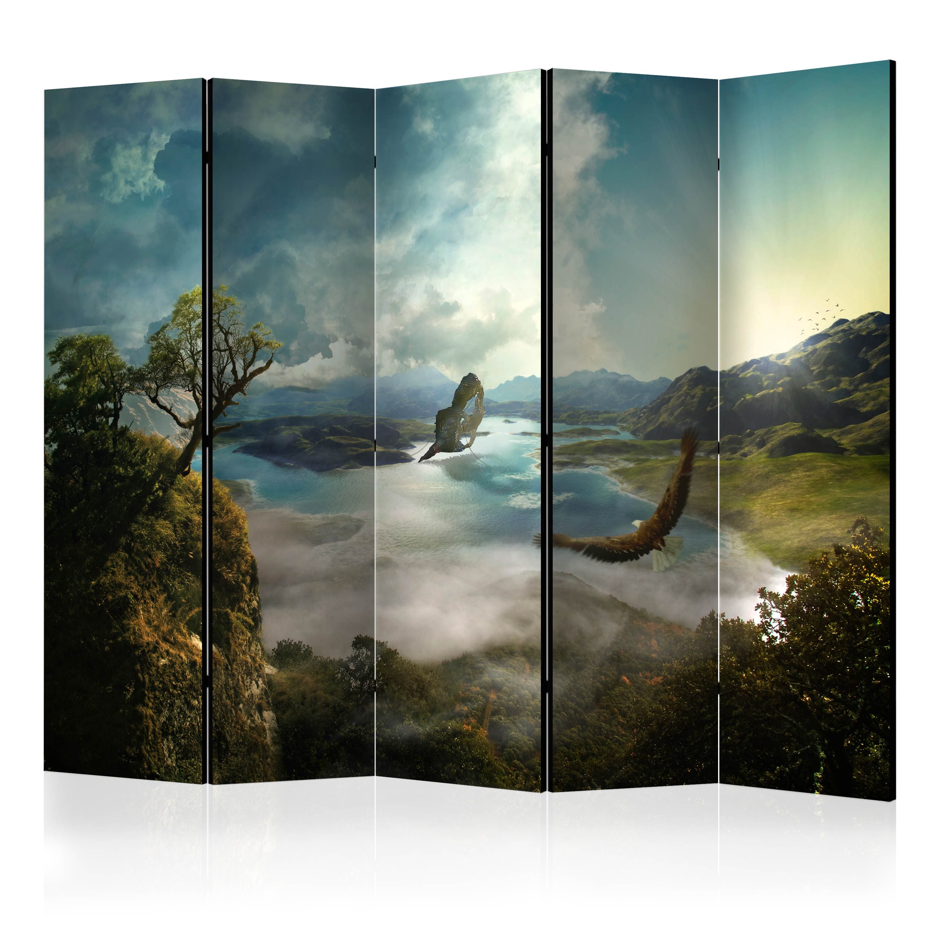 Artgeist Paraván - Flight over the Lake II [Room Dividers]