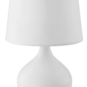 Stolná lampa Martin 29 cm, biela