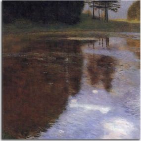Obraz Gustav Klimt Quiet pond in the park of Appeal zs16799