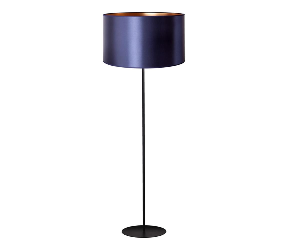 Duolla - Stojacia lampa CANNES 1xE27/15W/230V 45 cm fialová/medená/čierna