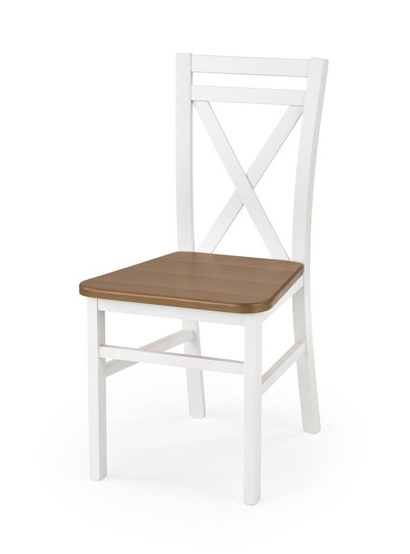 Drevená stolička DARIUSZ 2 Halmar Jelša / biela