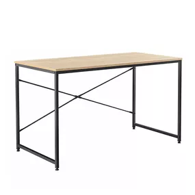 Kondela Písací stôl, dub/čierna, 120x60 cm, MELLORA