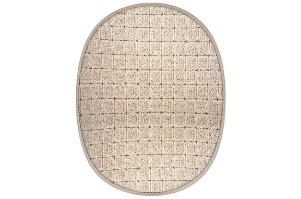 Vopi koberce Kusový koberec Udinese béžový ovál - 60x110 cm