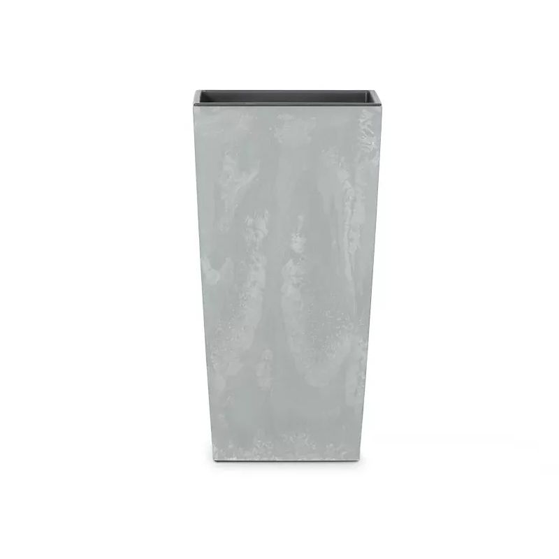 Plastový kvetináč DURS200E 20 cm - sivý betón