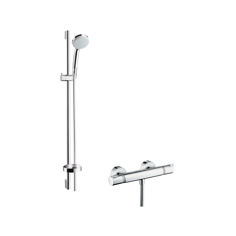 Sprchová súprava na stenu HANSGROHE CROMA 100 VARIO/ECOSTAT COMFROT COMBI 0,9M chróm 27035000