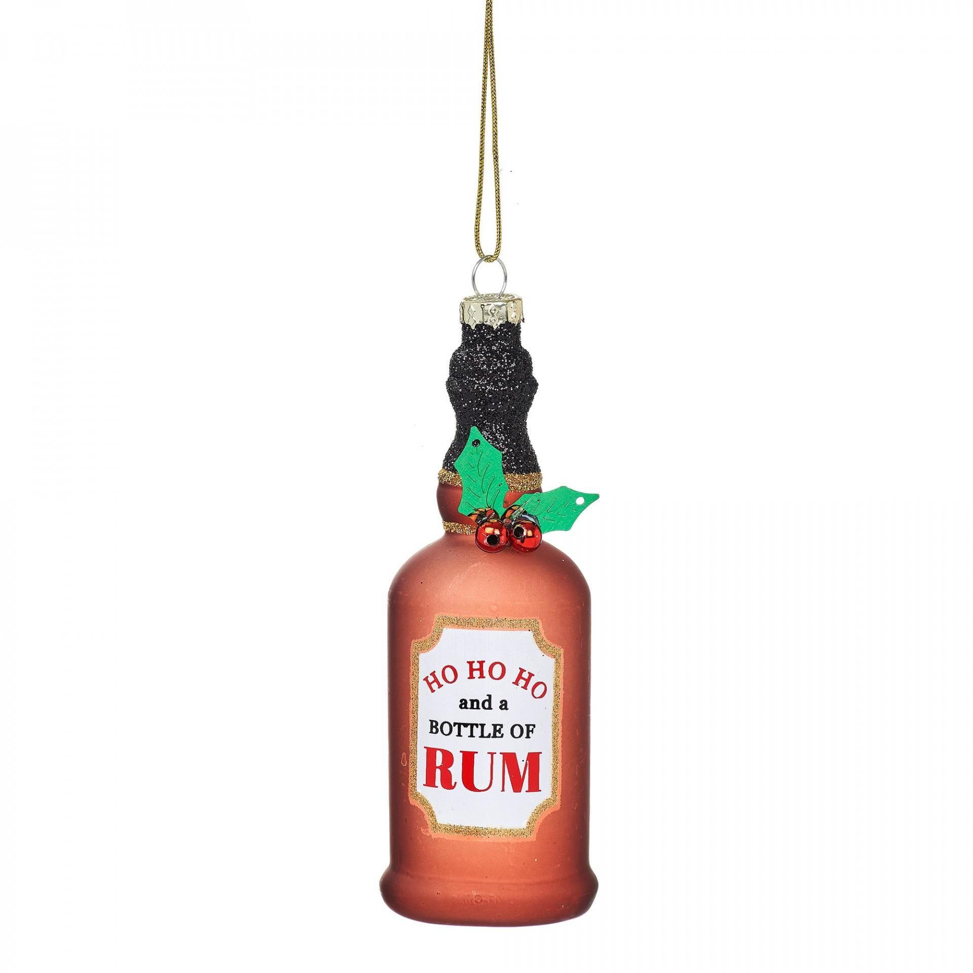 sass & belle Vianočná ozdoba Ho Ho Ho Bottle of Rum