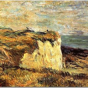 Paul Gauguin Obraz Cliff near Dieppe zs17085