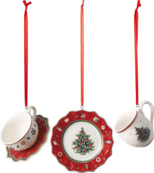 Villeroy & Boch Toy´s Delight Decoration vianočná závesná dekorácia, servis III, 3 ks 14-8659-6665 14-8659-6665