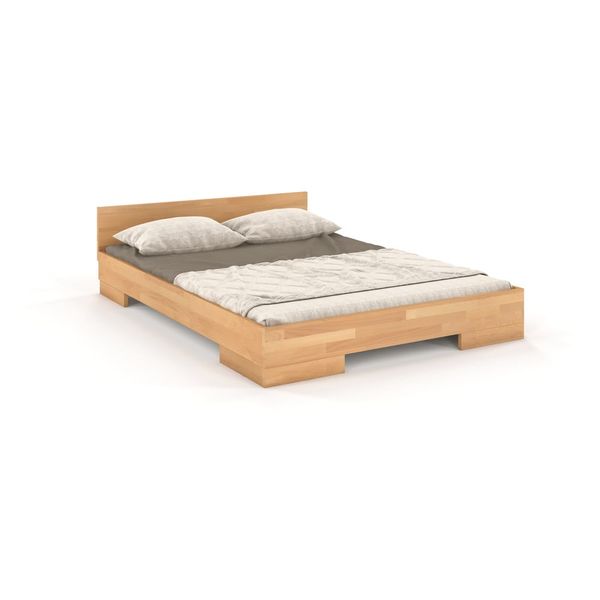 Dvojlôžková posteľ z bukového dreva SKANDICA Spectrum, 180 × 200 cm