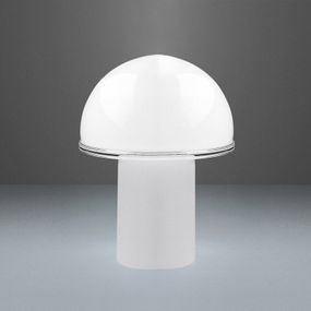 Artemide Onfale stolná lampa Ø 20 cm, Obývacia izba / jedáleň, sklo, E14, 20W, K: 26cm