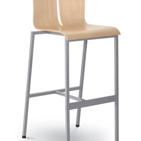 LD SEATING barová stolička TWIST 243-N2, kostra šedá
