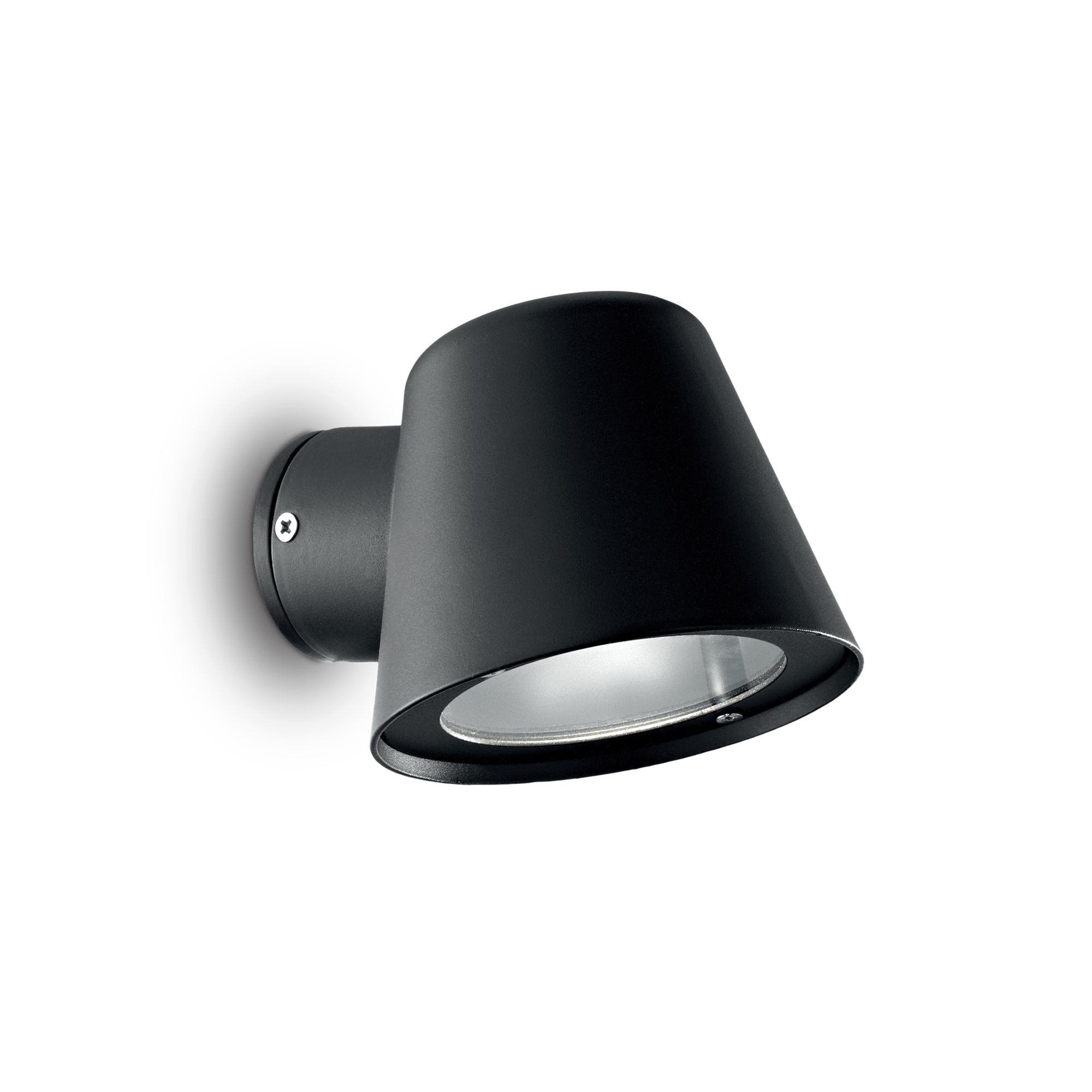 Exteriérové nástenné svietidlo Ideal lux 020228 GAS AP1 NERO 1xGU10 28W IP43