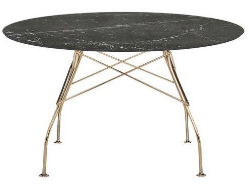 Kartell - Stôl Glossy Marble - Ø 118 cm