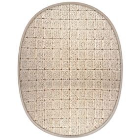 Vopi koberce Kusový koberec Udinese béžový ovál - 60x110 cm