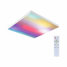 PAULMANN LED Panel Velora Rainbow dynamicRGBW hranaté 450x450mm 2110lm RGBW bílá