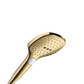 HansGrohe Raindance Select E - Ručná sprcha 120, 3jet, leštený vzhľad zlata 26520990