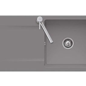 VILLEROY & BOCH VILLEROY & BOCH - Keramický drez Siluet 60 Stone nástavný 1000 x 510 bez excentra 333601SL